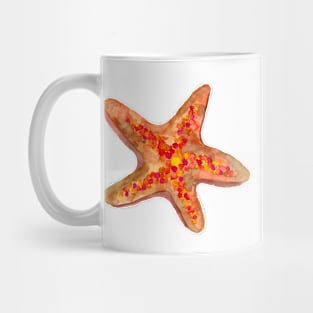 Orange Starfish Mug